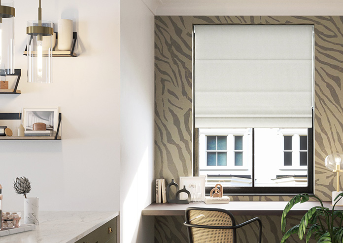 Tarbert, Egret - Twist&Fit Roman Blind - Image 3